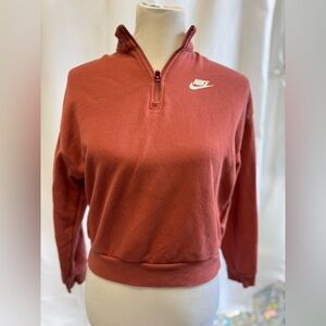 Nike Sportswear Club Fleece Women's Rust Color Size Large